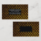 ゴールデンフレーク水玉模様 名刺 (正面/裏面)