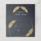 ゴールデンフレームネービーバック座席表 プレイスカード (外部開封)