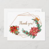 ゴールデンフレームPROSTIASありがとう結婚クリスマス シーズンポストカード (正面/裏面)