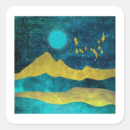 ゴールデンフロック スクエアシール (正面)