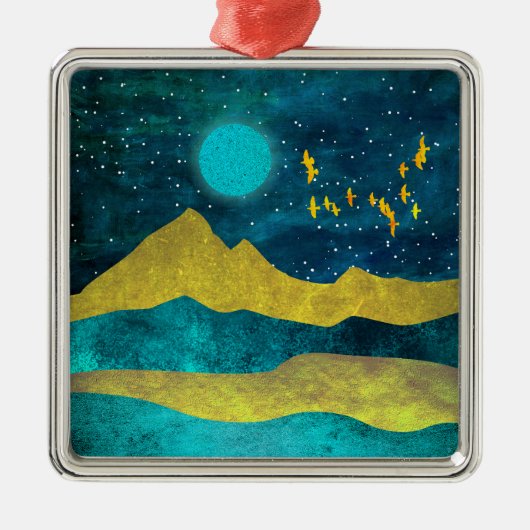 ゴールデンフロック メタルオーナメント (正面)