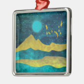 ゴールデンフロック メタルオーナメント (左)