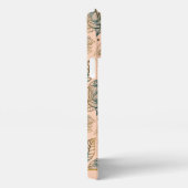 ゴールデンフローラのシームレパーソナライズされたームパターン名 iPhoneケース (右側面)