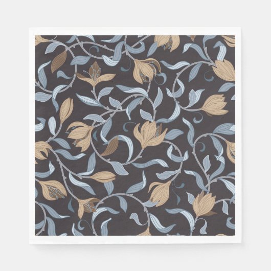 ゴールデンフローラアーツ&クラフトインスパイアズ スタンダードランチョンナプキン (正面)