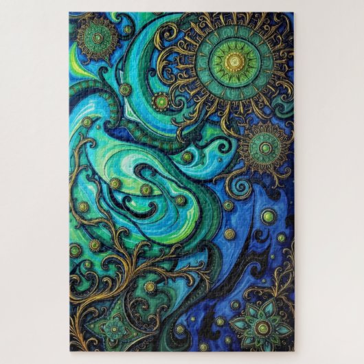 ゴールデンフローラエレガンス ジグソーパズル (縦)