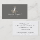 ゴールデンフローラサロンシザーズロゴ 名刺 (正面/裏面)