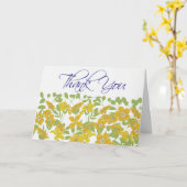 ゴールデンフローラサンキューカード カード (黄色い花)