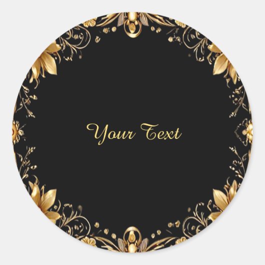 ゴールデンフローラシール ラウンドシール (正面)