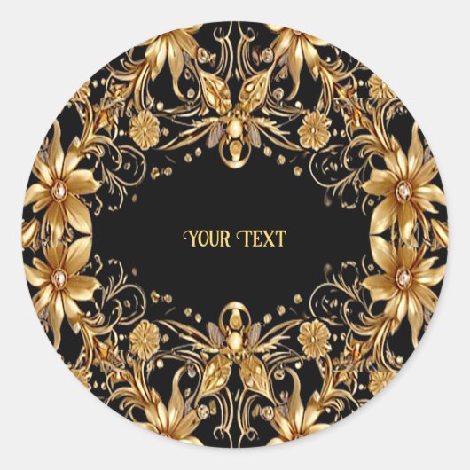 ゴールデンフローラシール ラウンドシール (正面)