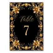 ゴールデンフローラテーブル番号 テーブルナンバー (裏面)