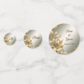 ゴールデンフローラテーブル紙吹雪 コンフェッティ (正面)