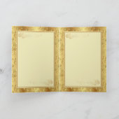 ゴールデンフローラハート結婚50周年 カード (内部)