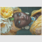 ゴールデンフローラヘアドレスデコパージュ 薄葉紙 (正面)