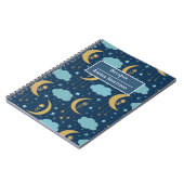 ゴールデンフローラボホムーンパーソナライズされたレシピ ノートブック (左側)