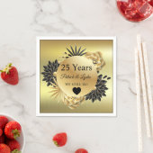 ゴールデンフローラボホ25周年記念 – 私たちはまだ行う スタンダードカクテルナプキン (インサイチュ)