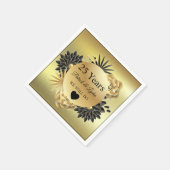 ゴールデンフローラボホ25周年記念 – 私たちはまだ行う スタンダードカクテルナプキン (角)