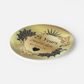 ゴールデンフローラボホ25周年記念 – 私たちはまだ行う ペーパープレート (アングル)