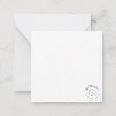 ゴールデンフローラポートレートアートカードフラットノートカード ノートカード (裏面)