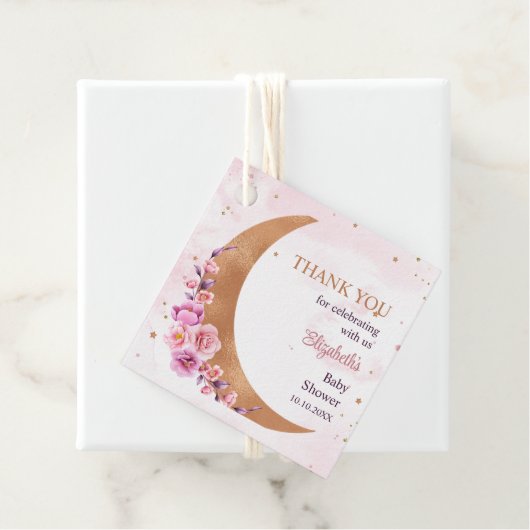 ゴールデンフローラムーンサンキューユーメッセージカード フェイバータグ (インサイチュ)