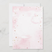 ゴールデンフローラムーンベビーシャワー招待状 招待状 (裏面)