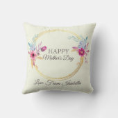 ゴールデンフローラリース クッション (裏面)