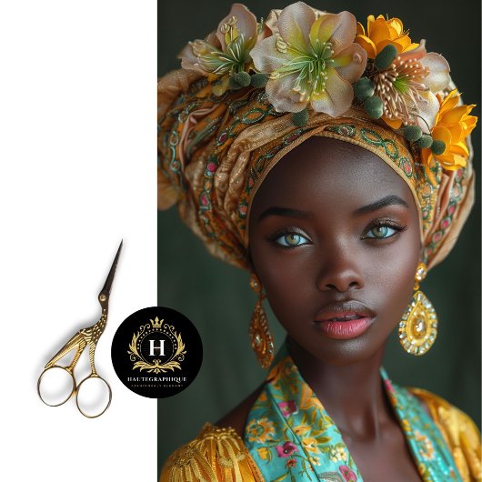 ゴールデンフローラ女神ポートレートデクページ 薄葉紙