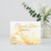 ゴールデンフローラ悔やみや弔慰葬儀サンキュー ポストカード (スタンド正面)