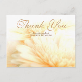 ゴールデンフローラ悔やみや弔慰葬儀サンキュー ポストカード