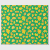 ゴールデンフローラ秋パターン秋シームレス ラッピングペーパー (フラット)