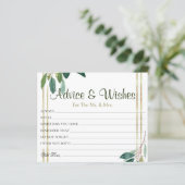 ゴールデンフローラ結婚のアドバイスウィッシュカード (スタンド正面)