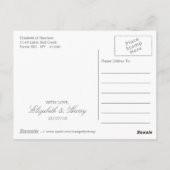 ゴールデンフローラ結婚エンブレムありがとう ポストカード (裏面)