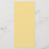 ゴールデンフローラ結婚エンブレムのメニュー メニュー (裏面)