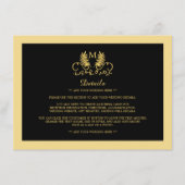 ゴールデンフローラ結婚エンブレム詳細 エンクロージャーカード (正面)