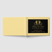 ゴールデンフローラ結婚エンブレム ゲストブック (全面)