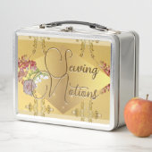 ゴールデンフローラ裁縫ウンズメタルランチボックス メタルランチボックス (インサイチュ)