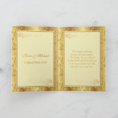 ゴールデンフローラ、ハート結婚ズ・サンキュー サンキューカード (内部)