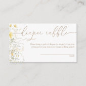 ゴールデンフローラ |ワイルドフラワーおむつラッフル エンクロージャーカード (正面)