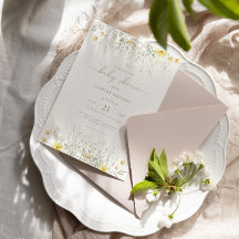 ゴールデンフローラ |ワイルドフラワー縁どベイビーシャワー