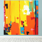 ゴールデンフロー キャンバスプリント (インサイチュ (ウッドフロア))