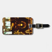 ゴールデンブッダ京都日本抽象芸術印象主義 ラゲッジタグ (正面横)