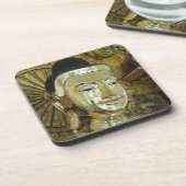 ゴールデンブッダ感動的像愛 コースター (左側)