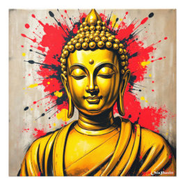 ゴールデンブッダ8 フォトプリント           