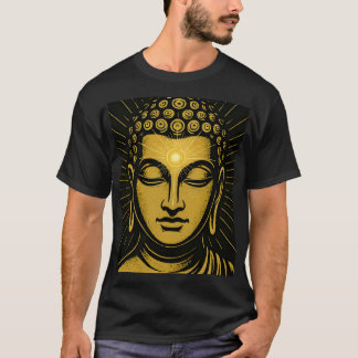 ゴールデンブッダTシャツ | スピリチュアル覚醒 Tシャツ