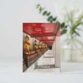 ゴールデンブッダwat phoタイ ポストカード (スタンド正面)