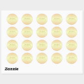 ゴールデンブラウンのサングラス 卒業 ラウンドシール (シート)
