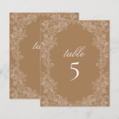 ゴールデンブラウンテーブルロコココボタニカルリース (正面/裏面)