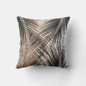 ゴールデンブラウンパーム葉ズドリームカリサマービベ1 クッション (裏面)