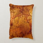 ゴールデンブラウン割れた質感 アクセントクッション (裏面(縦))