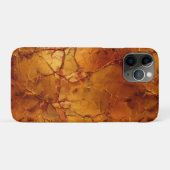 ゴールデンブラウン割れた質感 Case-Mate iPhoneケース (裏面(横))