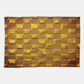 ゴールデンブラウン キッチンタオル (横)